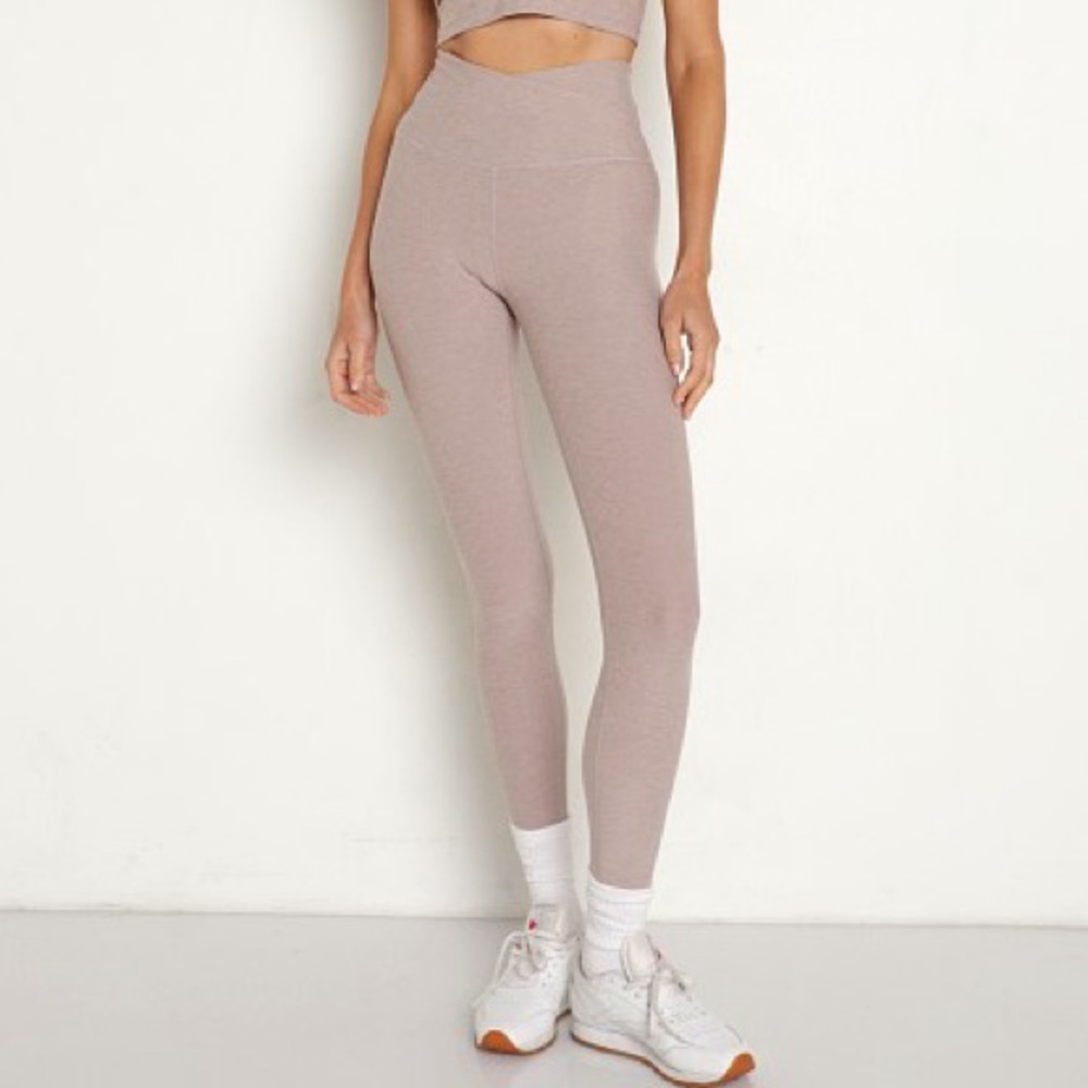 Beyond Yoga At Your Leisure Leggings in Chai